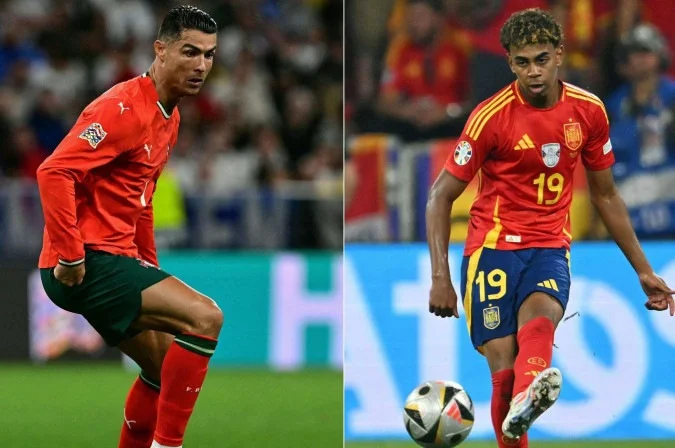 Cristiano Ronaldo e Yamal travam duelo de gerações em final na Europa