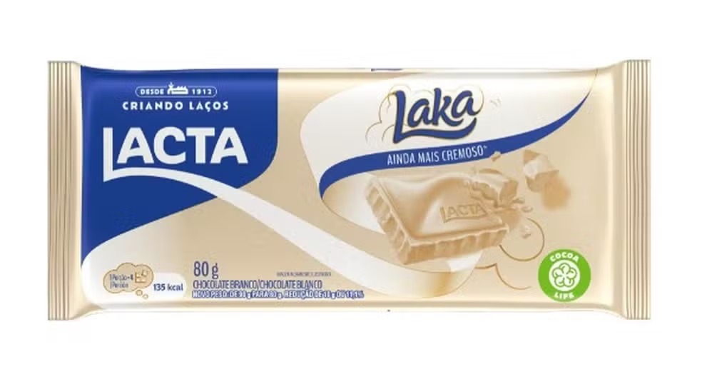 Anvisa manda retirar lote do chocolate Laka após erro grave de rotulagem