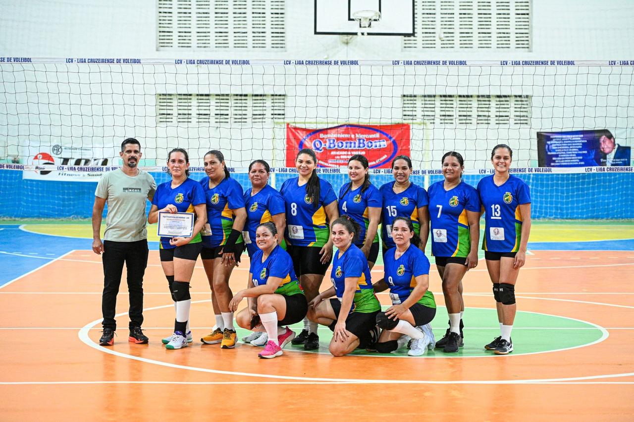 Mâncio Lima vence Atlético no Campeonato de Voleibol em Cruzeiro do Sul