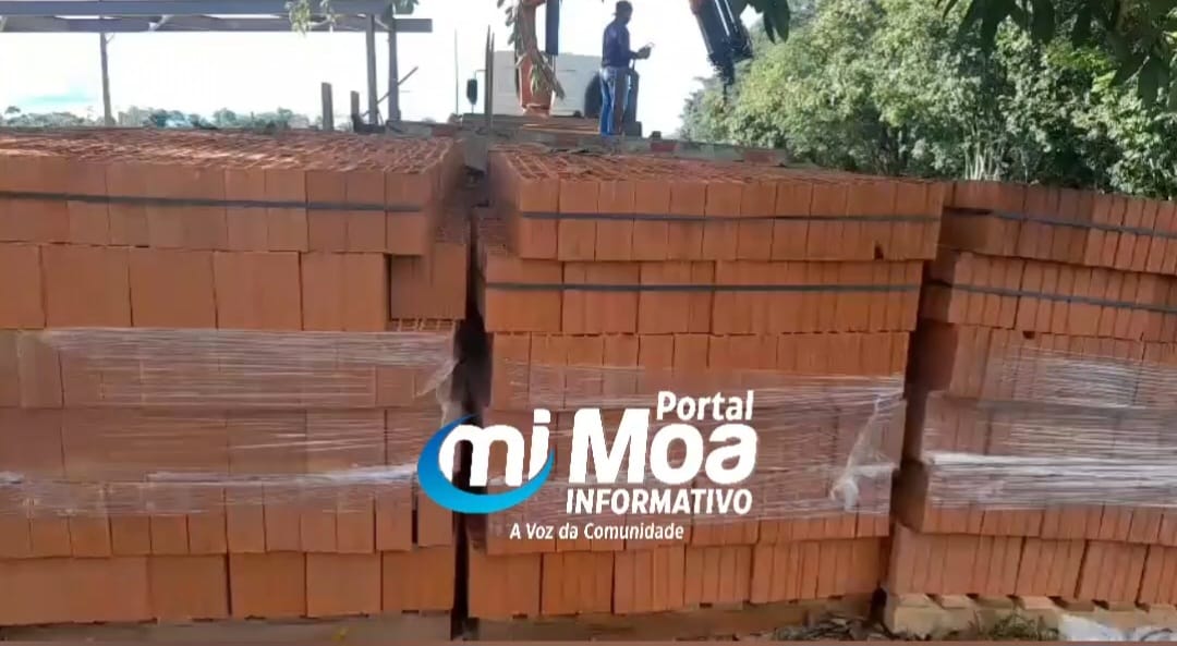 14 milheiros de tijolos serão levados para construção da escola Josefa de Queiroz na Serra do Divisor