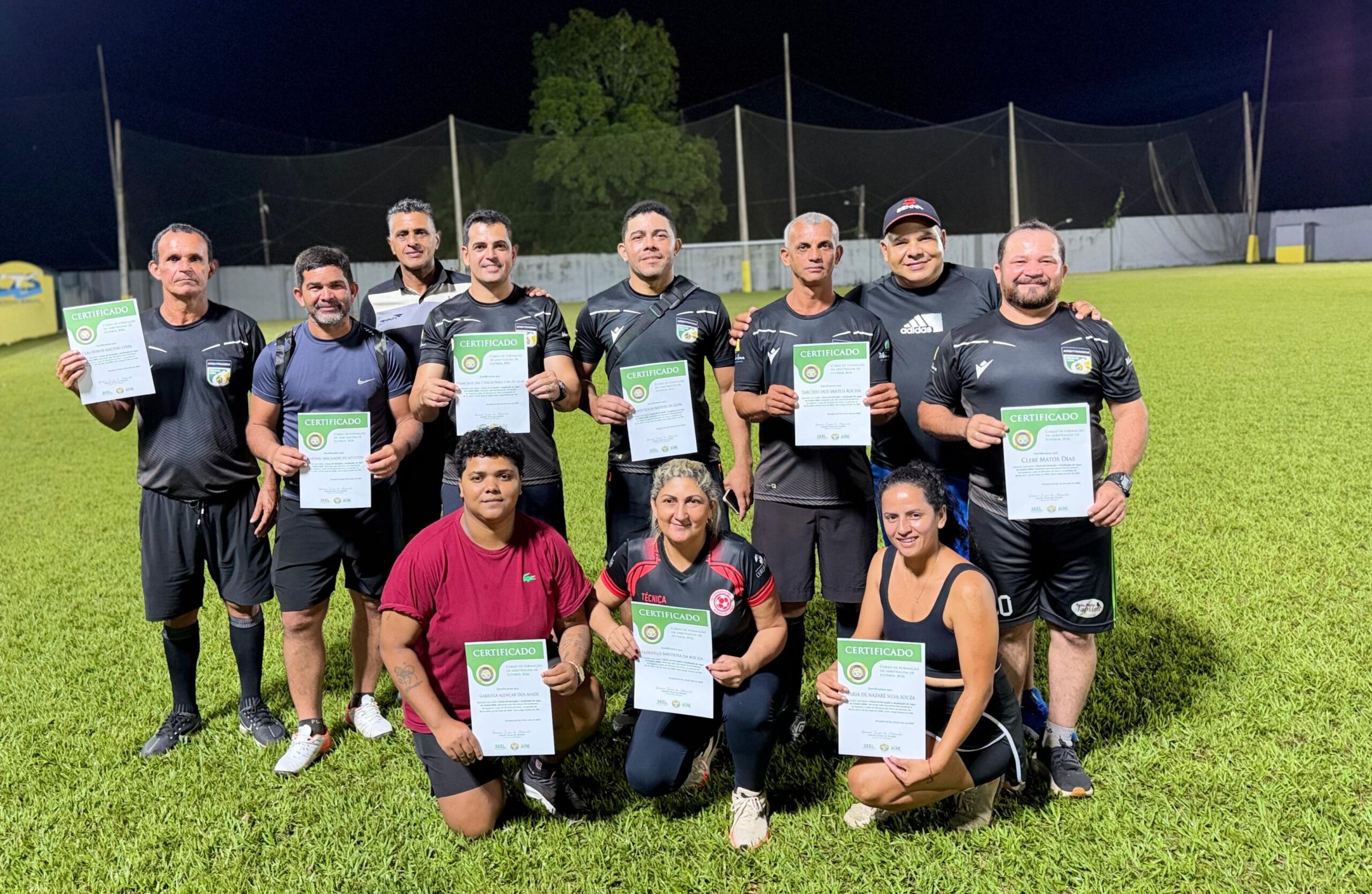 Árbitros de Mâncio Lima participam do encerramento do curso de reciclagem de arbitragem no Vale do Juruá