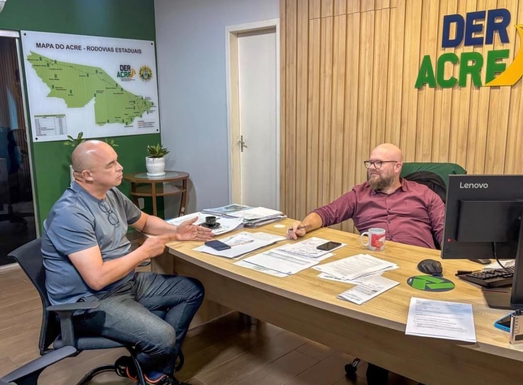 Prefeito Zé Luiz busca novas parcerias com o Deracre para fortalecer a infraestrutura de Mâncio Lima