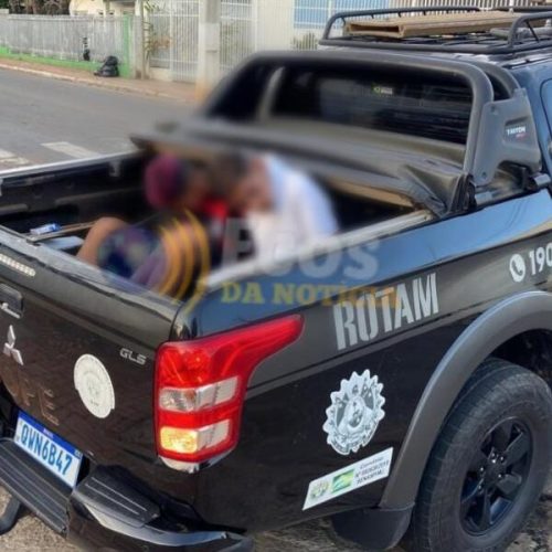 ROTAM apreende adolescente e prende jovem por receptação de motocicleta roubada em Rio Branco