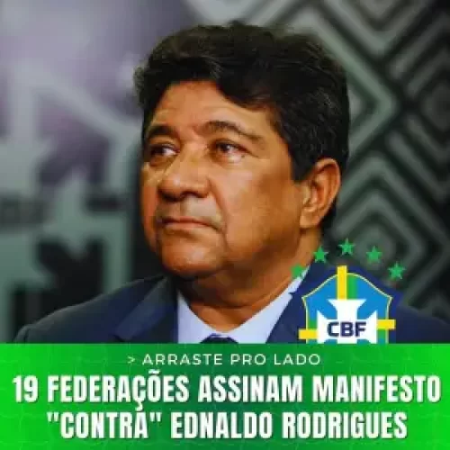 Adem Araújo, da Federação de Futebol do Acre, também assina manifesto contra presidente afastado da CBF