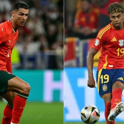Cristiano Ronaldo e Yamal travam duelo de gerações em final na Europa