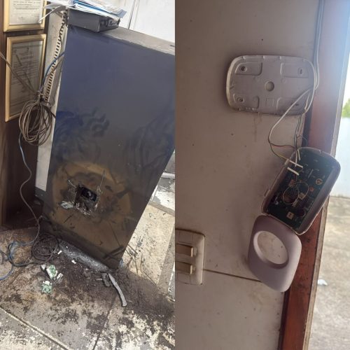 Criminosos invadem comércio, arrombam cofre e destroem alarmes durante a madrugada em Cruzeiro do Sul
