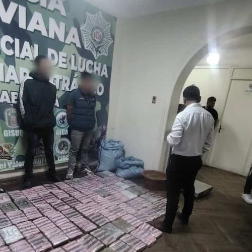 Operação antidrogas na Bolívia prende brasileiro, venezuelano e boliviano e apreende 121 quilos de maconha