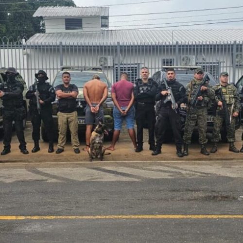 Polícia Civil prende dois suspeitos por tráfico durante operação integrada em Rodrigues Alves
