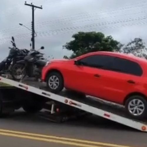 Carro do Conselho Tutelar é apreendido durante blitz em Cruzeiro do Sul