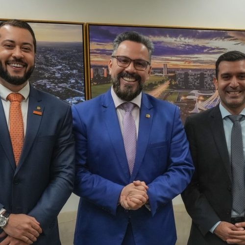 Jarude e presidente nacional do NOVO convidam Alan Rick para disputar o governo pelo partido em 2026: “Estamos prontos”