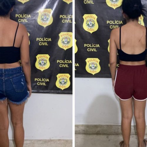 Duas mulheres são presas em Tarauacá por receptação de produtos de beleza e posse de arma de fogo
