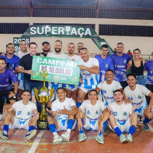 Seleção de Brasiléia conquista a SuperTaça de Futsal após final emocionante