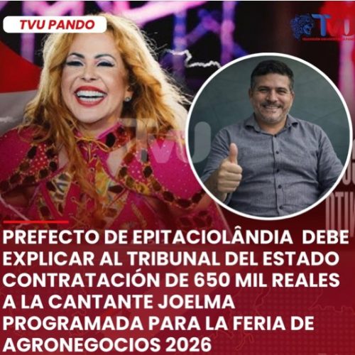 Epitaciolândia contrata Joelma por R$ 650 mil e vira alvo de críticas na fronteira e na imprensa internacional
