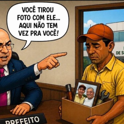 Foto com Mazinho teria custado emprego de pai de família