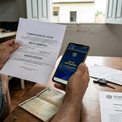 Homem deve ser indenizado após ter moto leiloada sem aviso, decide Justiça