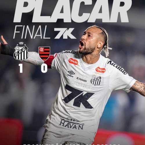 Neymar decide e Santos derrota Flamengo na Vila Belmiro
