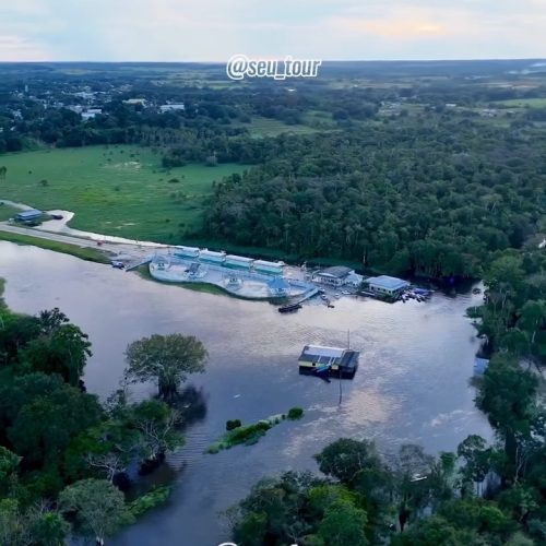 Imagens impressionantes revelam o charme do Alameda das Águas e o “último pôr do sol do Brasil” em Mâncio Lima