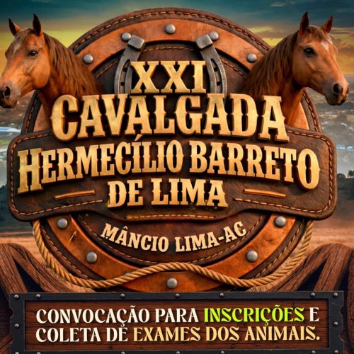 Mâncio Lima abre inscrições para 21ª Cavalgada com exames gratuitos em celebração aos 49 anos