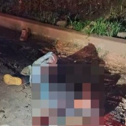 Homem sofre traumatismo craniano após cair em cratera em Mâncio