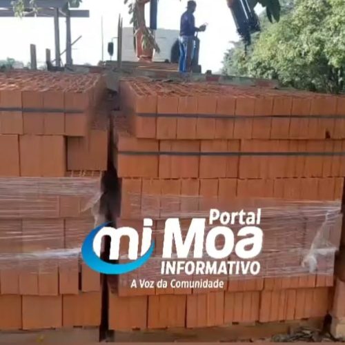 14 milheiros de tijolos serão levados para construção da escola Josefa de Queiroz na Serra do Divisor