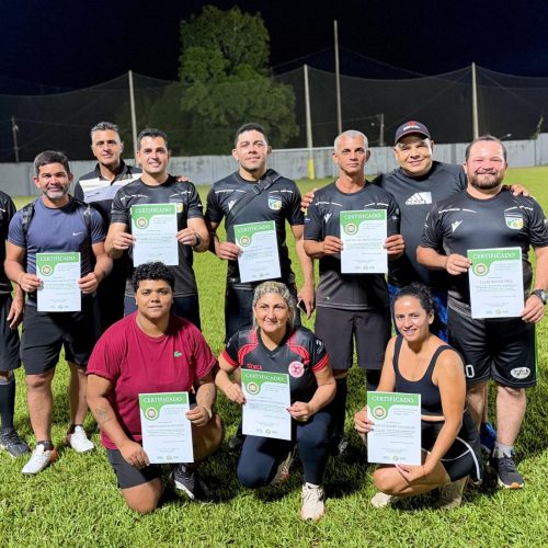Árbitros de Mâncio Lima participam do encerramento do curso de reciclagem de arbitragem no Vale do Juruá