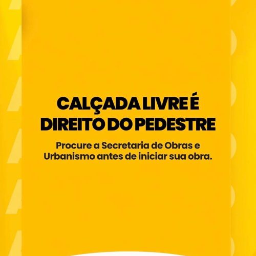 Prefeitura de Mâncio Lima orienta moradores sobre ocupação de calçadas e reforça direito dos pedestres