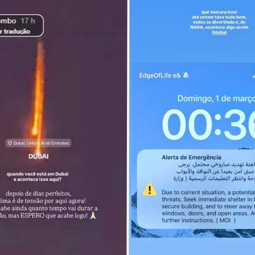 “Espero que acabe logo”, lamenta acreana que está em Dubai