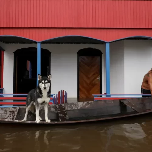 Cheia de rios amazônicos deixa 35 cidades em alerta e emergência