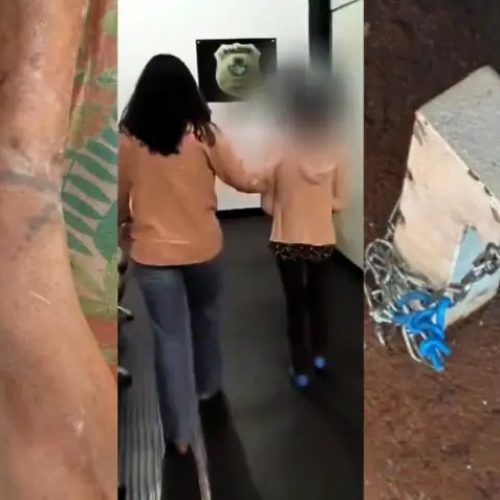Mãe é presa após manter filho acorrentado e sob tortura