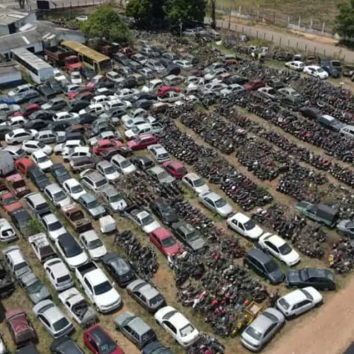 Detran/AC promove leilão com mais de 300 veículos apreendidos; saiba detalhes