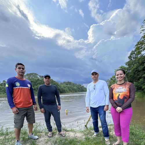 Defesa Civil acompanha nível dos rios Azul e Moa e reforça suporte a ribeirinhos