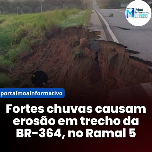 Erosão na BR-364 Ameaça Infraestrutura em Cruzeiro do Sul, Acre