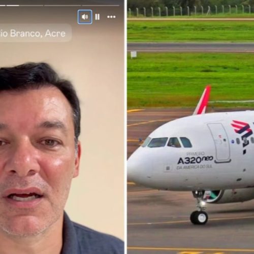 Avião não consegue pousar em Rio Branco e muda rota para Manaus