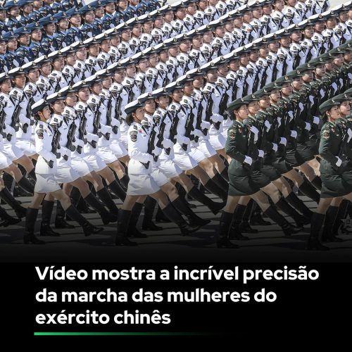 Precisão impressionante: A marcha perfeita das soldadas Chinesas
