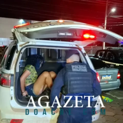 Mulher de 21 anos é presa com 122 quilos de skank em Rio Branco