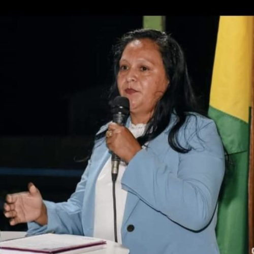 Vereadora comemora ordem de serviço para conclusão de ginásio coberto e recuperação de quadra sintética no Bairro Iracema