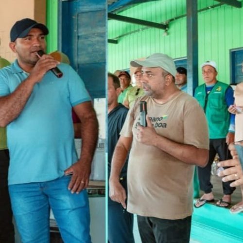 Amozildo e Clodoaldo prestigiam ações do Natal Solidário em comunidades do Rio Moa