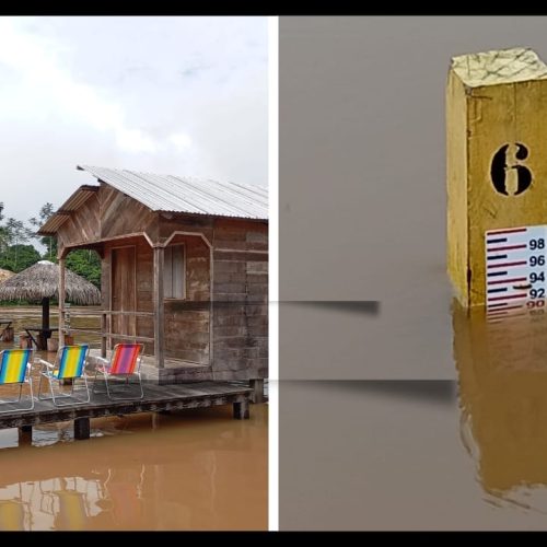 Defesa Civil de Mâncio Lima monitora enchentes dos rios Moa e Azul