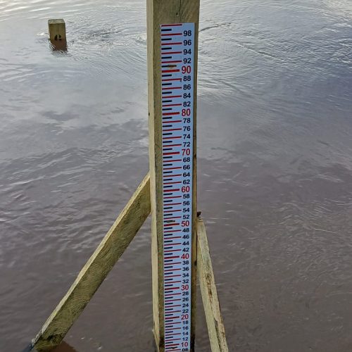 Rio Moa registra queda e apresenta vazante em Mâncio Lima