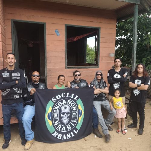 INSANOS MOTO CLUBE realiza ação social e leva esperança a família no Bairro São Francisco
