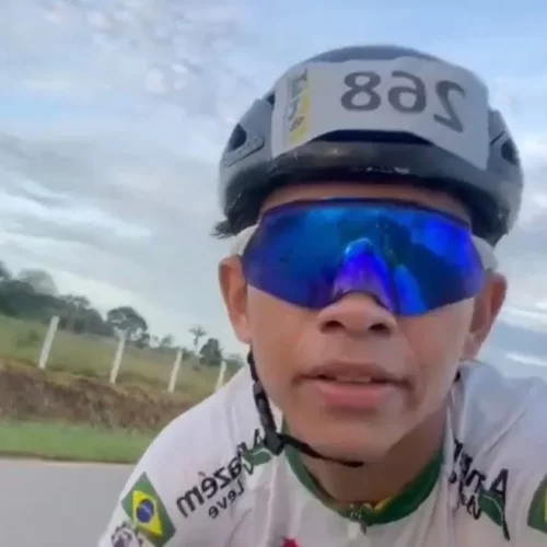 Após pódio na Elite acreana, Rian Santiago pedala mais de 200 km de volta para casa