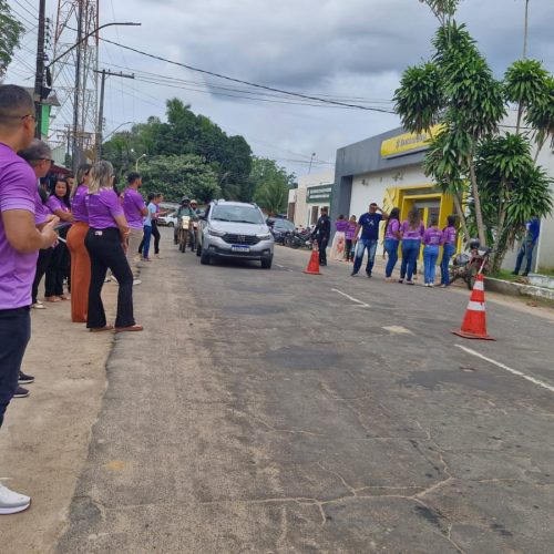 Blitz educativa marca mobilização contra a violência doméstica em alusão ao Dia Internacional da Mulher