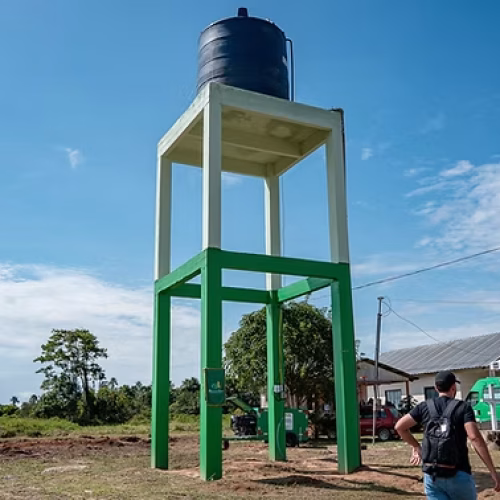 Prefeito Zé Luiz e vice Andinho destaca avanços em 15 meses de gestão com implantação de sistemas de água