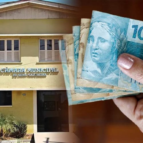 Câmara de Sena aumenta valores do auxílio-saúde e alimentação dos vereadores para R$ 2,5 mil