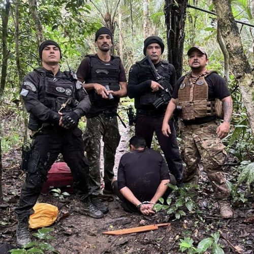 Condenado por matar agente é recapturado em área de mata no interior do Acre