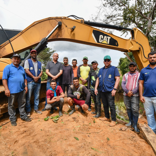 Parceria entre Prefeitura e Deracre garante início da reforma da ponte no chaparral