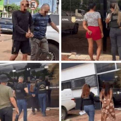 Quatro são presos por homicídio ligado a facção no Acre; uma suspeita segue foragida