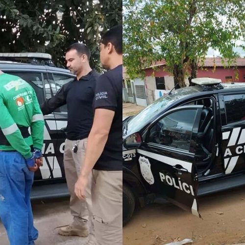 Dupla é presa suspeita de roubar R$ 5,8 mil em distribuidora no interior do Acre